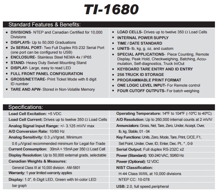 Transcell TI1680